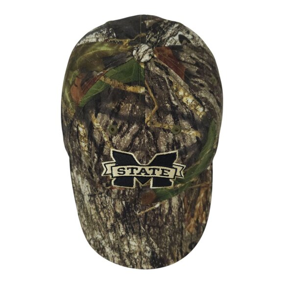 Mississippi State Bulldogs NCAA Camo Strapback Cap Hat Baseball Embroidered Logo - Picture 6 of 14